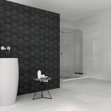 Azteca Synthesis White Matte 12x24 Porcelain Tile