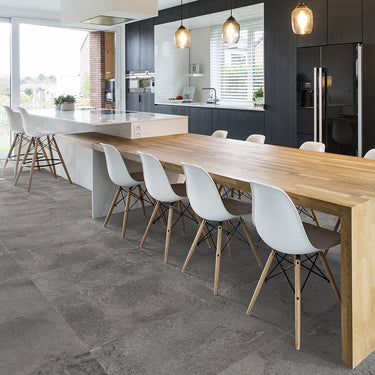Del Conca Chamonix Dark Gray Matte 12x24 Porcelain Tile