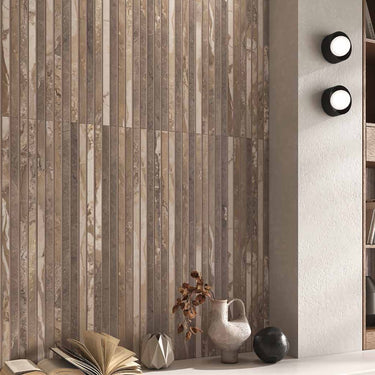 Italcer Botteca Blend Milled Taupe Matte 24x48 Porcelain Tile