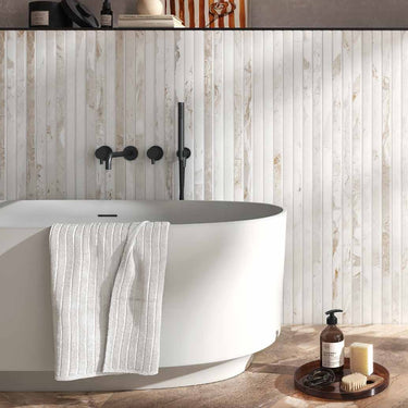 Italcer Botteca Blend Milled White Matte 24x48 Porcelain Tile