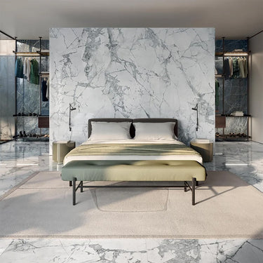 Italgraniti Charm Expeirence Invisible Grey Glossy 24x48 Porcelain Tile
