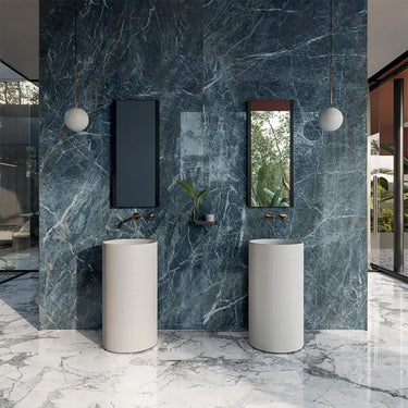 Italgraniti Charm Expeirence Invisible Grey Glossy 24x48 Porcelain Tile