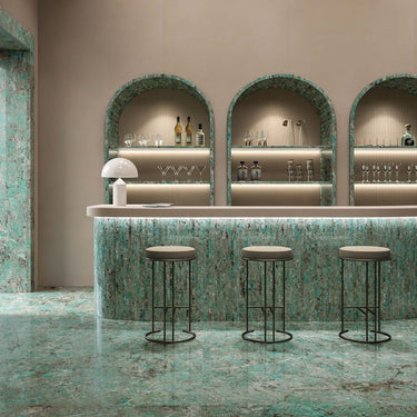 Italgraniti Charm Expeirence Amazzonite Matte 2x2 Porcelain Mosaic