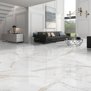 Itt Atlantis Gold Glossy 24x48 Porcelain Tile