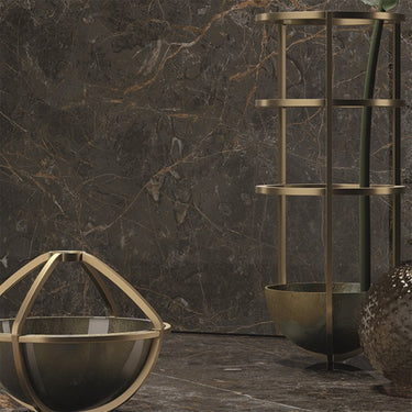 Strata Golden Black Matte 24x48 Porcelain Tile