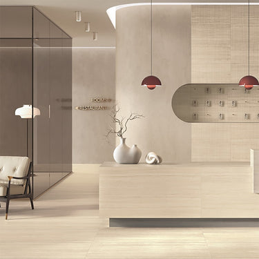 Travertine Touch Sand Matte 12x24 Porcelain Tile