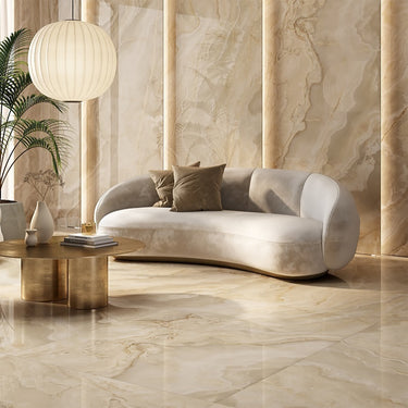 Opalia Onyx Ambra Glossy 24x48 Porcelain Tile