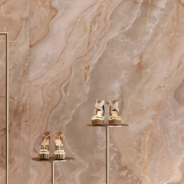 Opalia Onyx Pink Glossy 24x48 Porcelain Tile