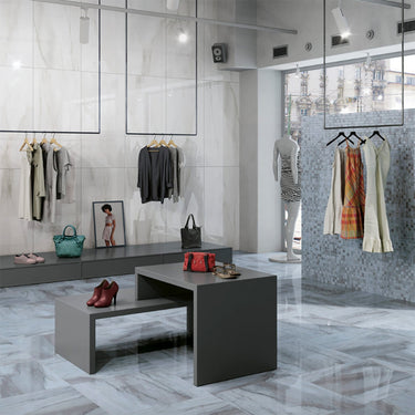 Lumina Blue Glossy 24x48 Porcelain Tile
