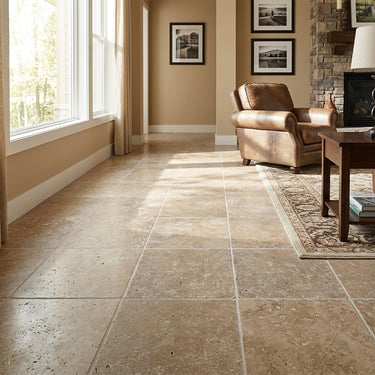 Noce Tumbled 18x18 Travertine Tile