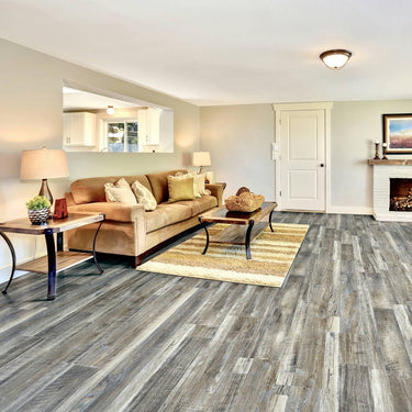 Barnwood Ecru Click Lock 7X48 Luxury Vinyl Plank