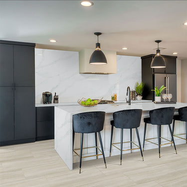 White Ocean Glue Down 12X24 Luxury Vinyl Tile